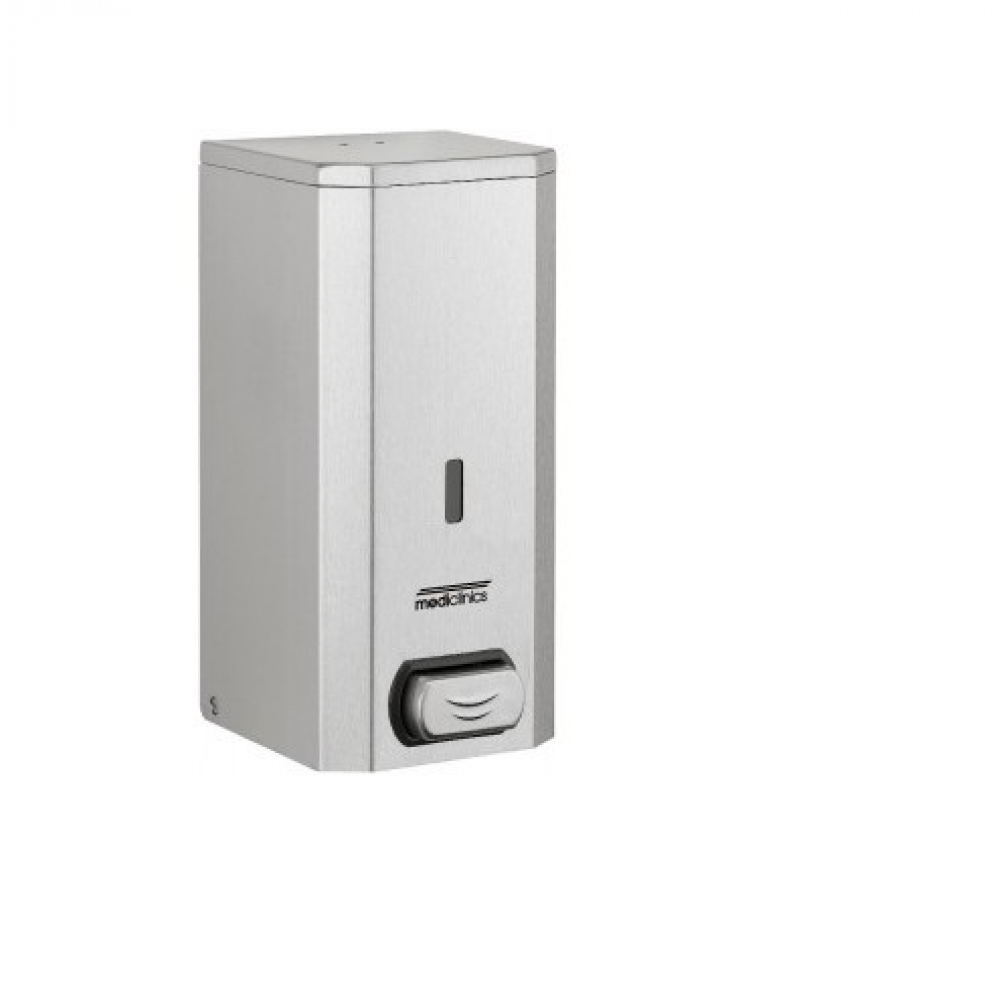 Дозатор для жидкого мыла, Mediclinics, шгв 110*133*240, цвет дозатора-сталь нержавеющая матовая