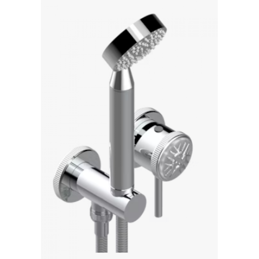 Смеситель для душа, THG, Hirondelles Platinum stamped, цвет-хром