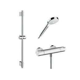 Душевой гарнитур, Hansgrohe, Croma Select S, 100, цвет-белый/хром