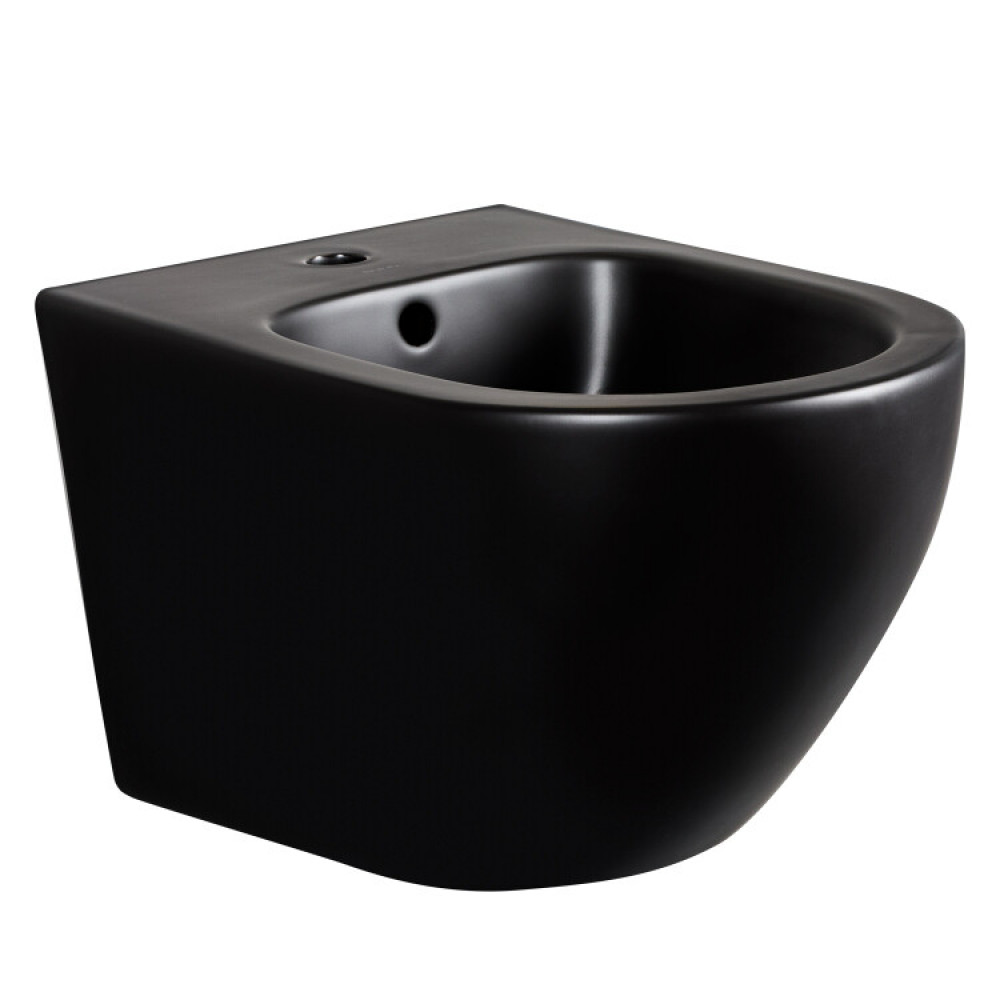 Биде, Splendy, Light, подвесной, шгв 370*525*320, цвет-черный матовый