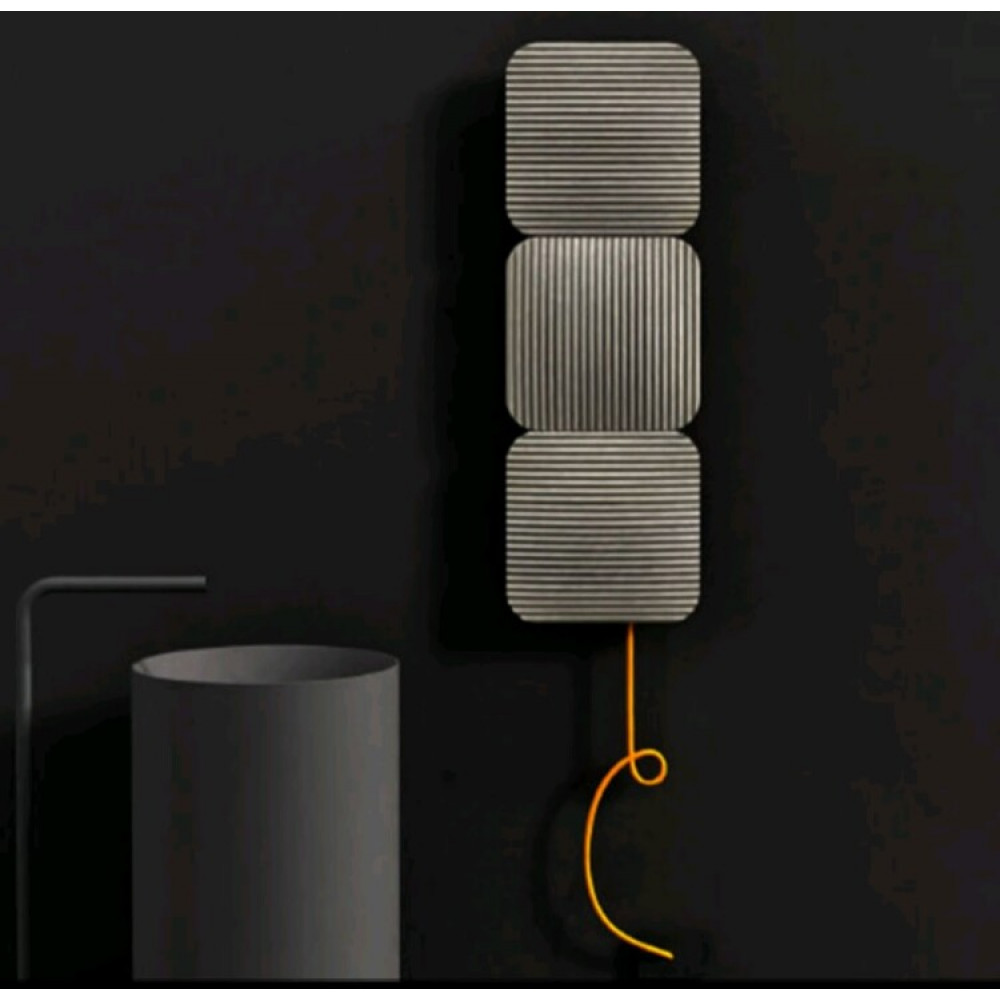 Полотенцесушитель, Antrax, Lana V, шгв 330*94*990, с кабелем, нижнее по центру, цвет-Grigio Sabbia