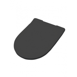 Сиденье для унитаза, Artceram, File 2.0, цвет-Matt Black (ПРОДАЕТСЯ ТОЛЬКО В КОМПЛЕКТЕ С ОСНОВНЫМ ИЗДЕЛИЕМ)