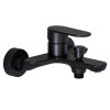 Смеситель для ванны, Splendy, Rest, на 2 потребителя, цвет-черный матовый