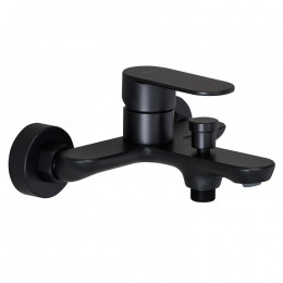 Смеситель для ванны, Splendy, Rest, на 2 потребителя, цвет-черный матовый