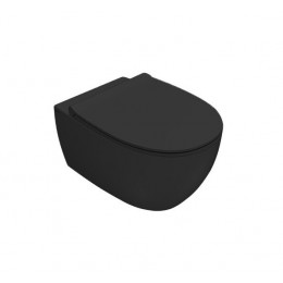 Унитаз, Globo, 4ALL, подвесной, шгв 360*540*330, CERASLIDE, BATAFORM, цвет-черный матовый