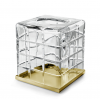 Контейнер для бумажных салфеток, 3SC, Palace, настольный, шгв 130*130*150, цвет-золото