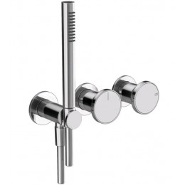 Смеситель для душа, Gessi, Origini, на 2 потребителя, цвет-хром