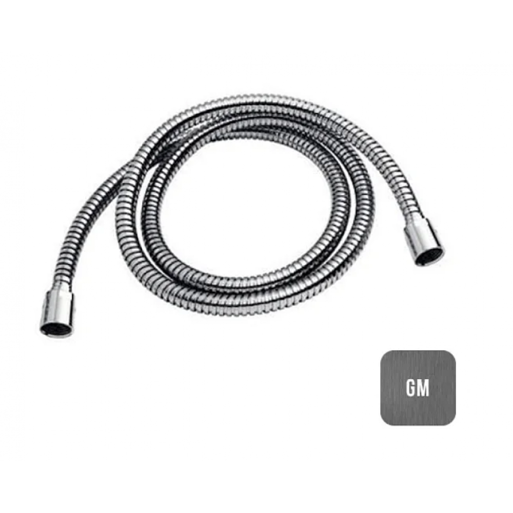 Шланг для душа, Almar, 316 Stalnless Steel, длина шланга, мм-1500, цвет-Gun Metal Brushed PVD (ПРОДАЕТСЯ ТОЛЬКО В КОМПЛЕКТЕ С ОСНОВНЫМ ИЗДЕЛИЕМ) (Товар заказной, возв