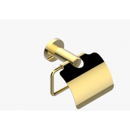 Бумагодержатель, THG, Bambou Clear crystal, шг 139*78, цвет-золото светлое