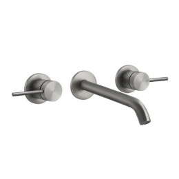 Смеситель для раковины, Gessi, Intreccio, цвет-Copper Brushed PVD