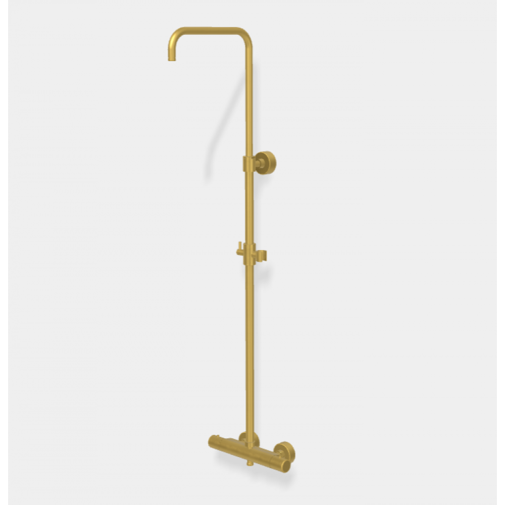 Душевой гарнитур, Fima Carlo Frattini, Shower column, цвет-брашированное золото