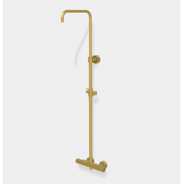 Душевой гарнитур, Fima Carlo Frattini, Shower column, цвет-брашированное золото
