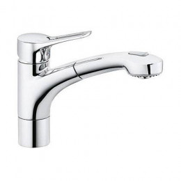 Смеситель для кухни, Kludi, MX, для безнапорных водонагревателей, цвет-хром