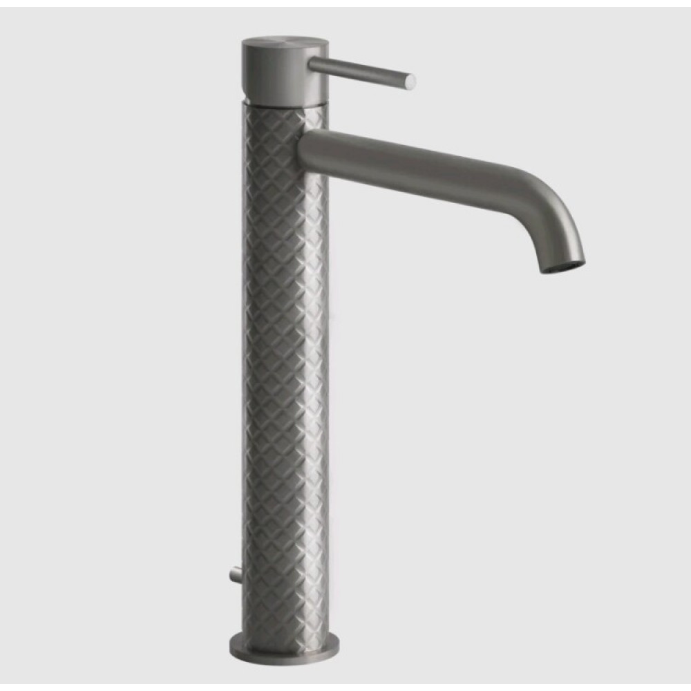 Смеситель для раковины, Gessi, 316 Intreccio, цвет-Steel Brushed