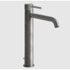 Смеситель для раковины, Gessi, 316 Intreccio, цвет-Steel Brushed