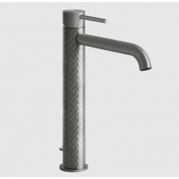 Смеситель для раковины, Gessi, 316 Intreccio, цвет-Steel Brushed