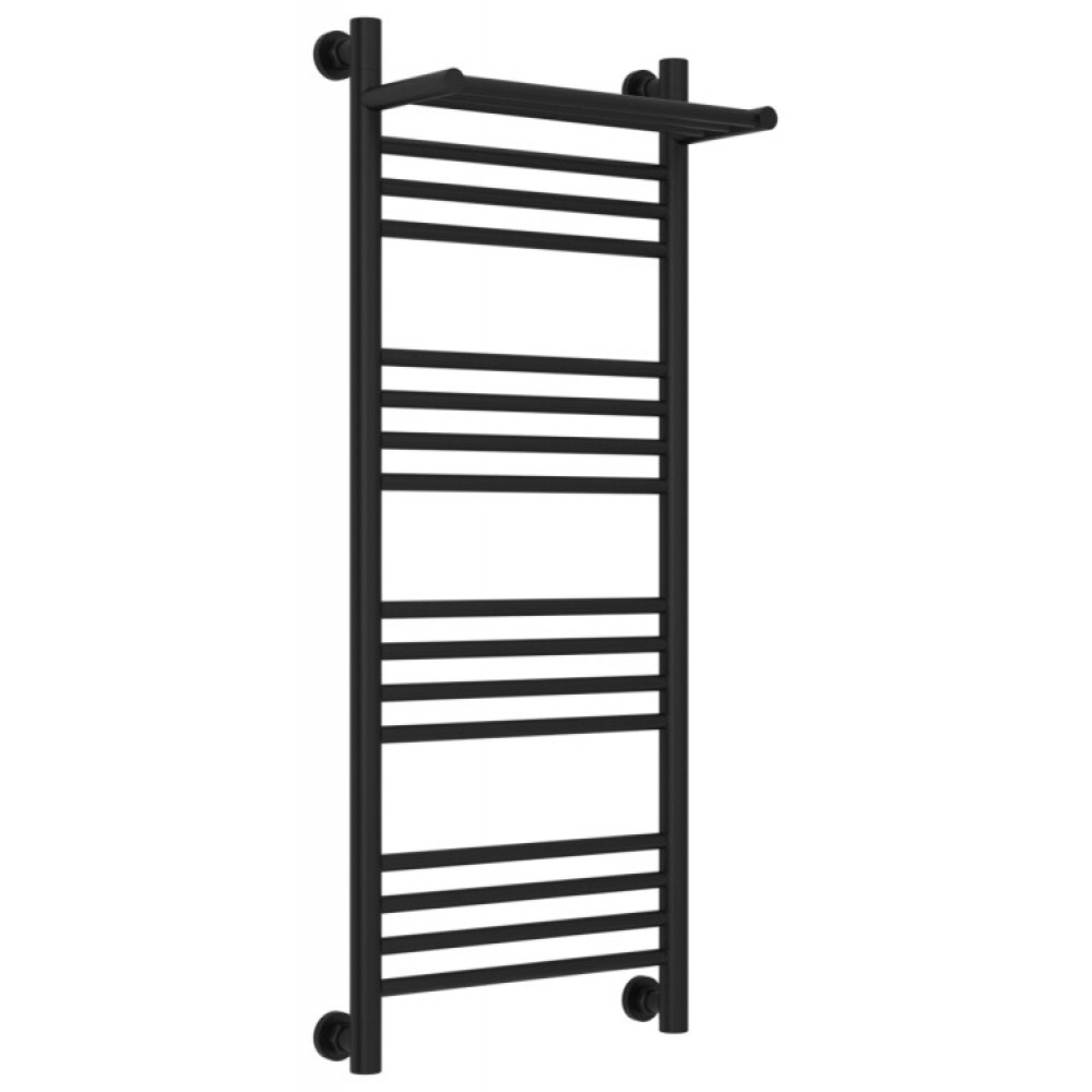 Полотенцесушитель, Сунержа, Богема +, с 1 полкой, шгв 450*213*1062, цвет-чёрный матовый