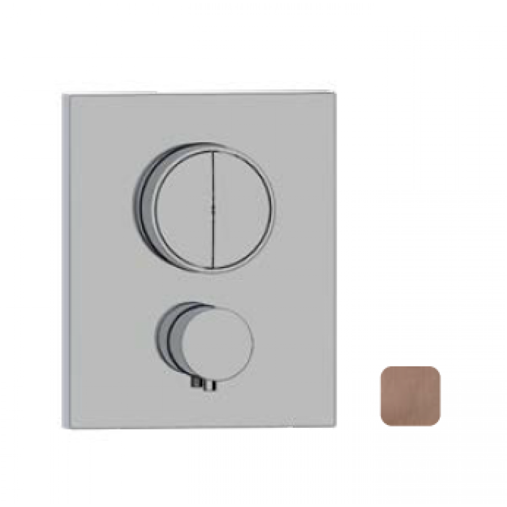 Смеситель для душа, Almar, Core, на 2 потребителя, цвет-Copper Brushed PVD (Товар заказной, возврату не подлежит)