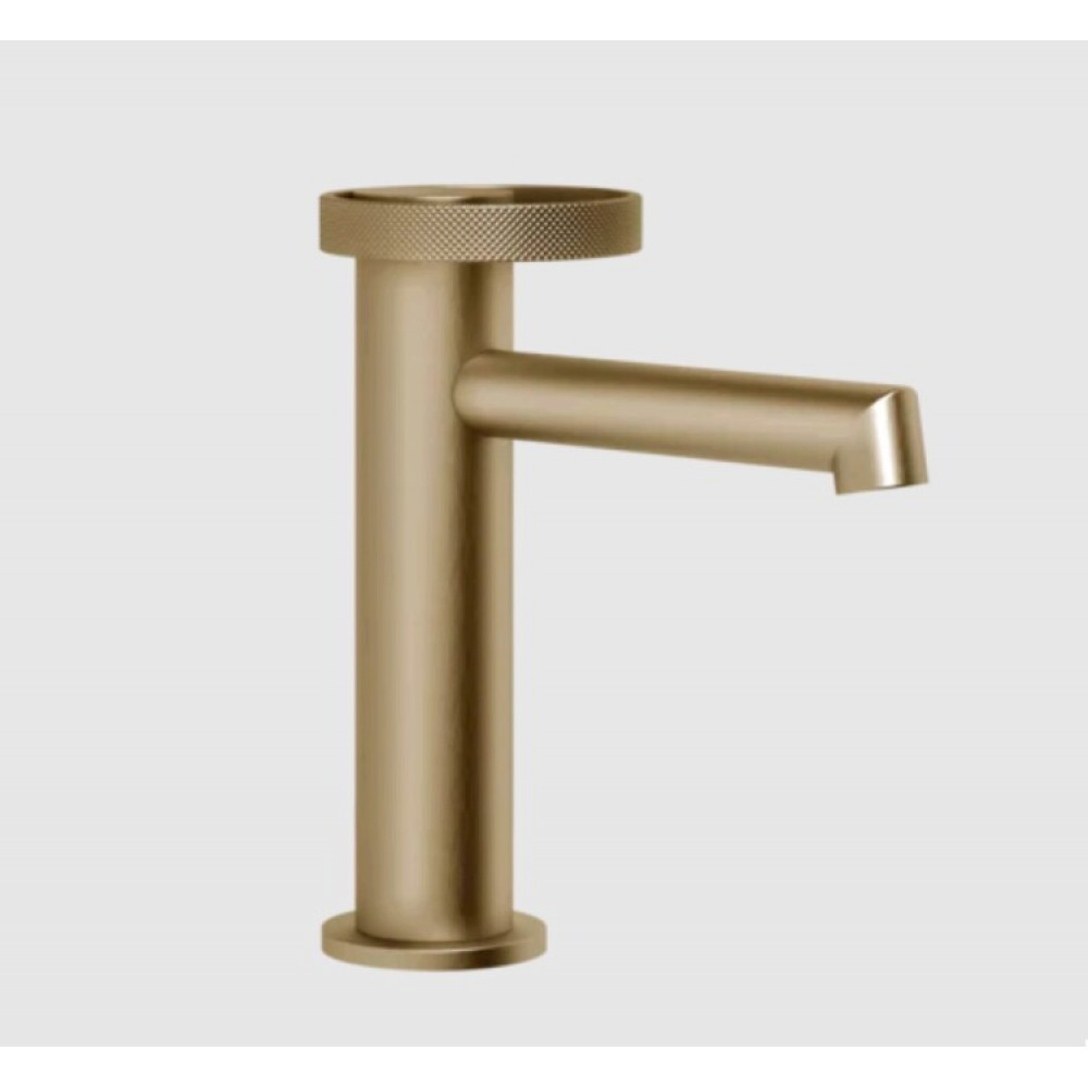 Смеситель для раковины, Gessi, Anello, цвет-Warm Bronze Brushed PVD