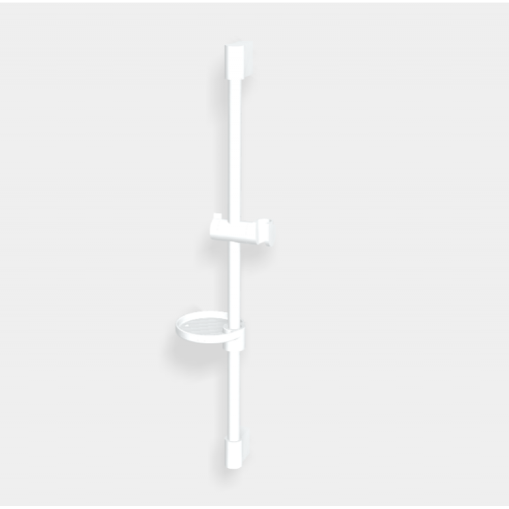 Штанга для душа, Fima Carlo Frattini, Sliding rail, 720, цвет-белый матовый