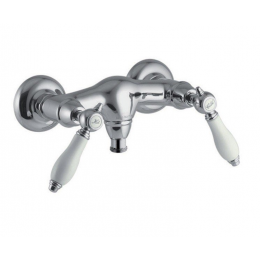 Смеситель для душа, Fima Carlo Frattini, Herend, на 2 потребителя, без душевого комплекта, цвет-хром