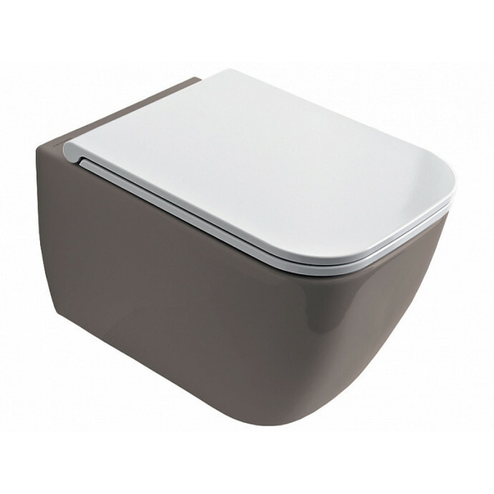 Унитаз, Scarabeo, Teorema 2.0, подвесной, шгв 360*520*350, цвет-Sand matt