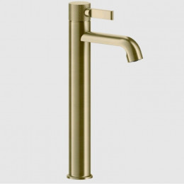 Смеситель для раковины, Gessi, Inciso, цвет-Brushed Brass PVD