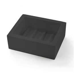 Мыльница, 3SC, BeMood Black, шгв 100*80*35, цвет-черный (Black, Pure Black)