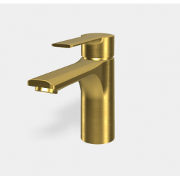 Смеситель для раковины, Fima Carlo Frattini, Mast, цвет-брашированное золото