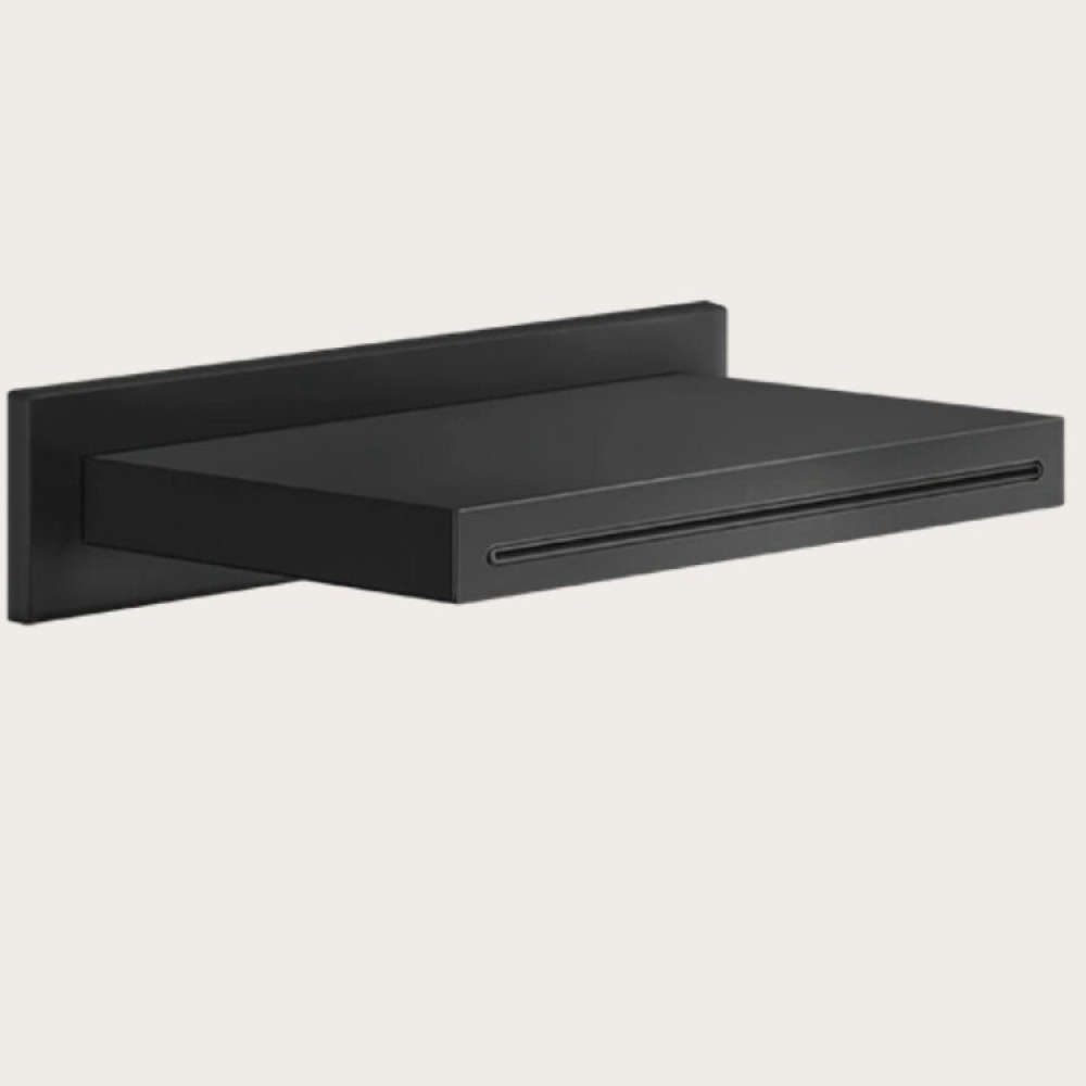 Излив, Gessi, Cascata, цвет-черный матовый