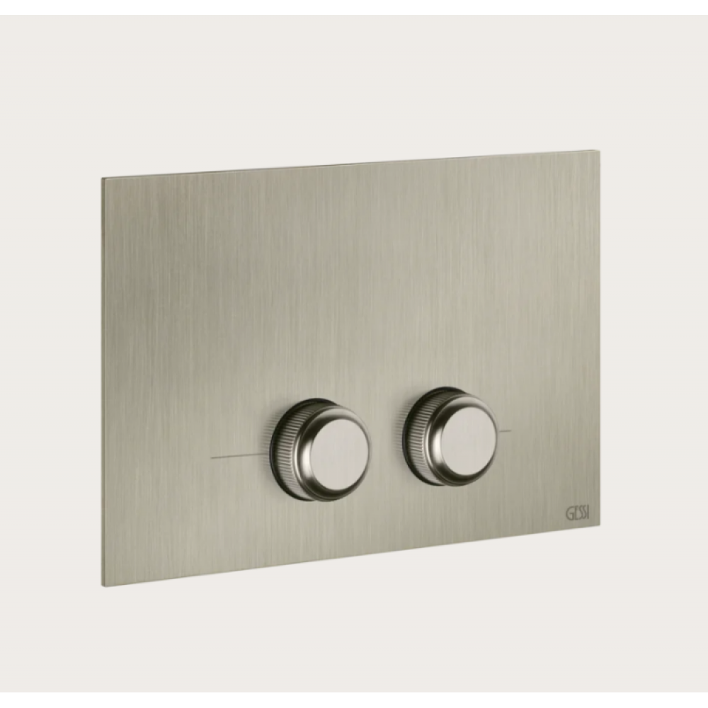 Клавиша смыва, Gessi, VENTI20, для унитаза, шгв 245*17*155, цвет-Finox Brushed Nickel