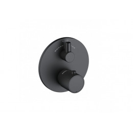 Смеситель для душа, Kludi, ZENTA SL, на 2 потребителя, цвет-черный матовый