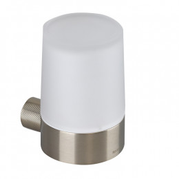 Дозатор для жидкого мыла, Splendy, Passion, нажимной снизу, шгв 77.5*98*126, цвет дозатора-никель брашированный