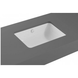 Раковина, Vitra, S20, шгв 550*370*170, отверстия для смесителя-отсутствуют, цвет-белый