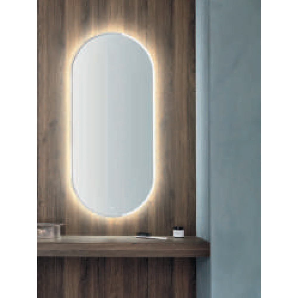 Зеркало, ARBI, Pandora, овальное, шгв 500*22*1100, с подсветкой