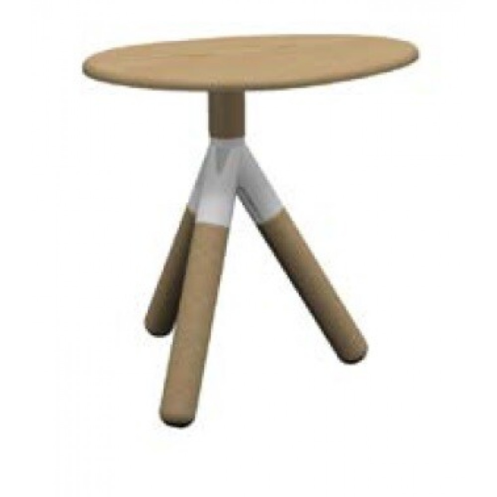 Стол, Scarabeo, Cross, шгв 520*400*470, цвет-темное дерево Dark wooden finish/Musk