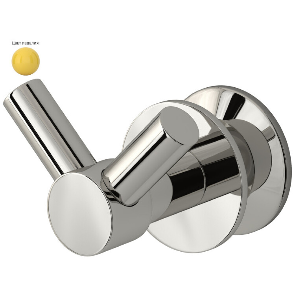 Крючок, Сунержа, ВИКТОРИЯ, шгв 50*50*50, цвет-RAL 1018 (Цинково-жёлтый)