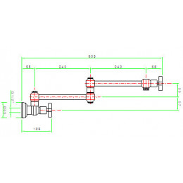 Смеситель для кухни, Nicolazzi, Mac Kinley, с запорным краном, цвет-Antique Gold