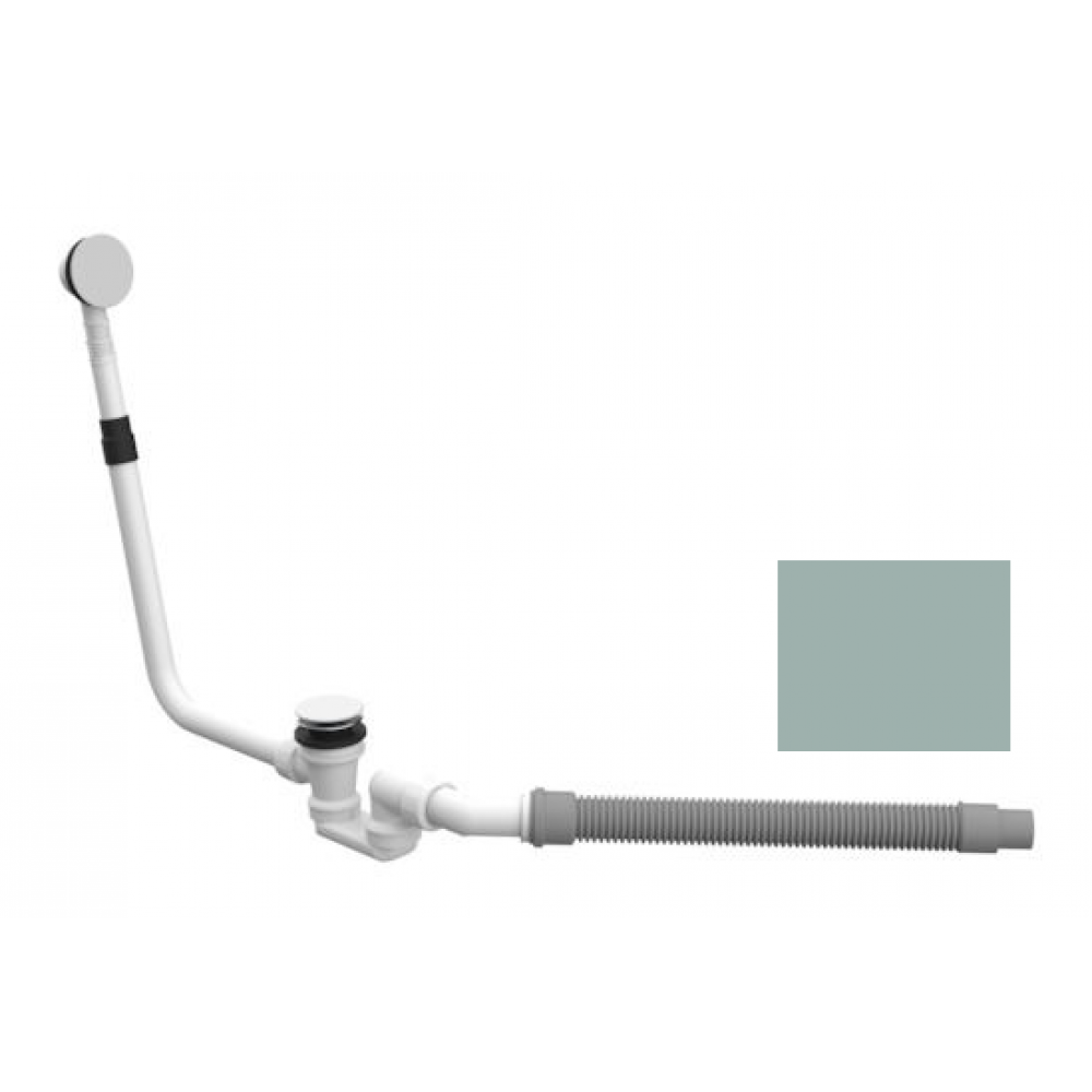 Слив-перелив, Bette, BetteMono Silhouette, для ванны, автоматический (Click-clack), цвет-Salvia