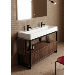 Консоль, Scarabeo, Solid, шгв 1290*455*770, цвет-черный матовый