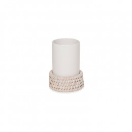 Стакан, Decor Walther, BASKET, шгв 75*75*105, цвет-ротанг светлый (Rattan hell)