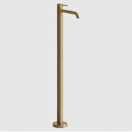 Смеситель для раковины, Gessi, 316 Flessa, цвет-Warm Bronze Brushed PVD