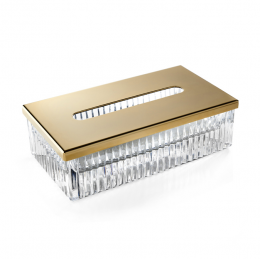 Контейнер для бумажных салфеток, 3SC, Elegance, настольный, шгв 230*125*70, цвет-латунь сатинированная матовая