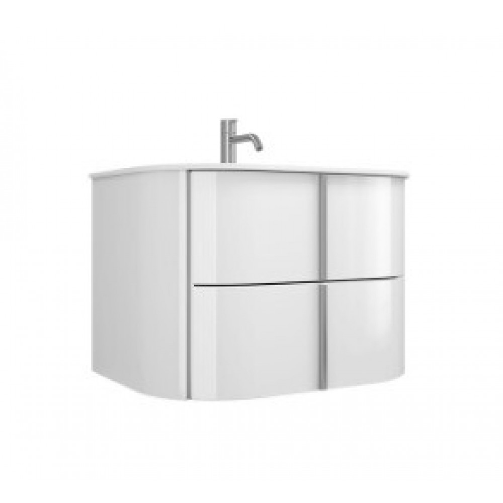 Тумба под раковину, Burg, Lavo 2.0, шгв 720*495*492, ручка-G0227, цвет-White high gloss