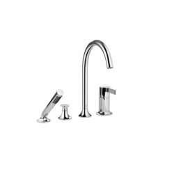 Смеситель для ванны, Dornbracht, Vaia, цвет-Dark Platinum matt