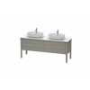 Тумба для консоли, Duravit, Luv, шгв 1733*570*743, раковина-необходимо заказать, цвет-каменно-серый шелковисто-матовый