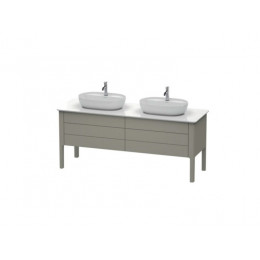 Тумба для консоли, Duravit, Luv, шгв 1733*570*743, раковина-необходимо заказать, цвет-каменно-серый шелковисто-матовый