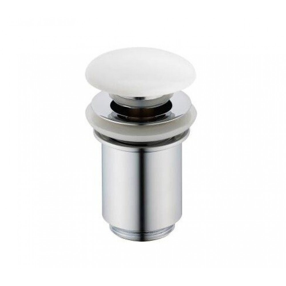 Донный клапан, Globo, для раковин, цвет крышки-белый