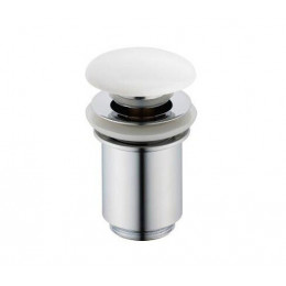 Донный клапан, Globo, для раковин, цвет крышки-белый