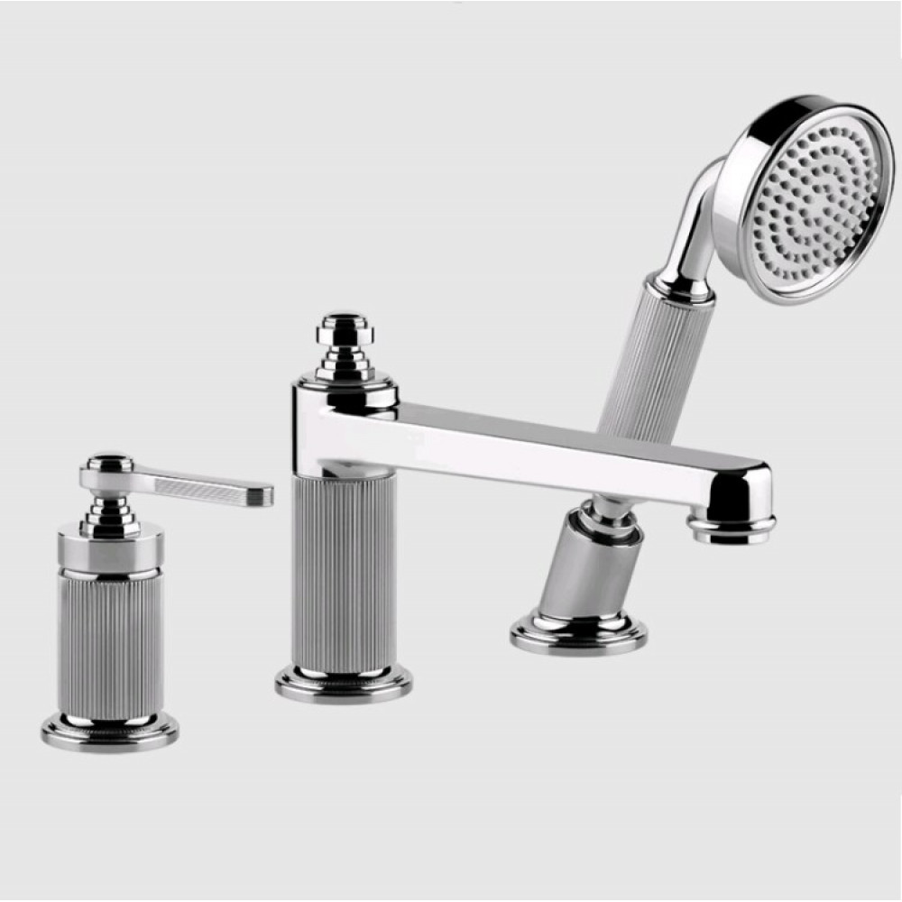 Смеситель для ванны и душа, Gessi, VENTI20, цвет-хром